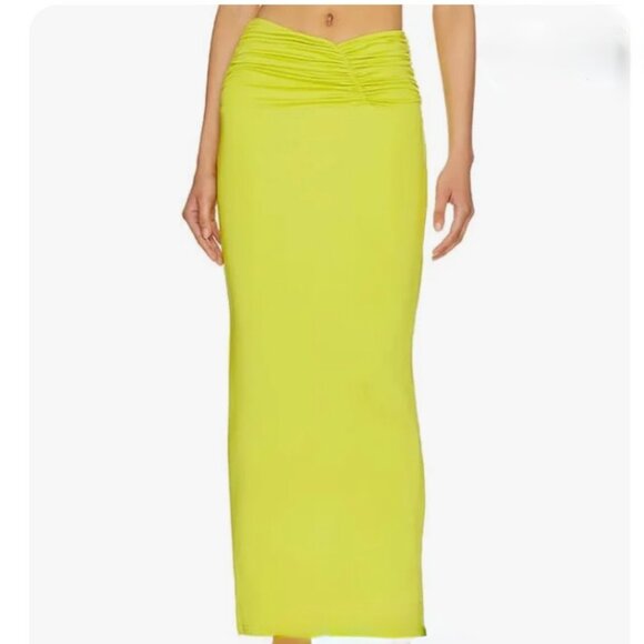 SUPERDOWN MAXI KAROLYNA CITRON COLOR COVER UP NWT - Picture 6 of 7